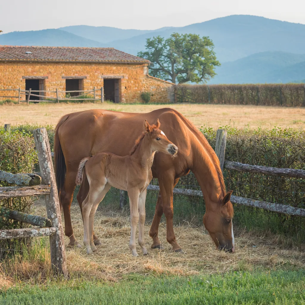 Élevage de chevaux, Domaine des Lauzes, Montoison
