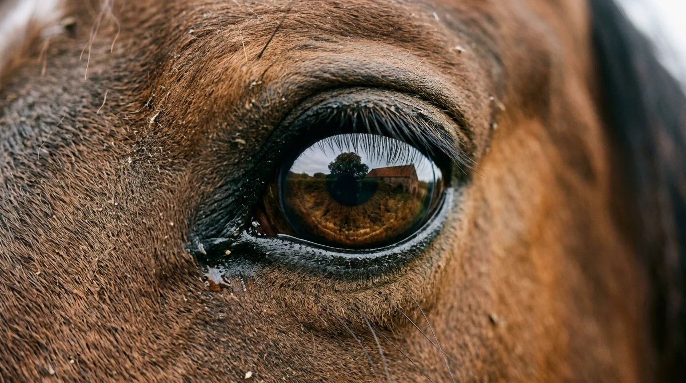 Un regard de cheval, Domaine des Lauzes, Montoison